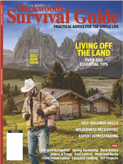 Backwoods Survival Guide - Living Off the Land No. 21: Wilderness Instructor Craig Caudill, Cooking Over Open Flame, Herbs & Natural Resources for Teeth Health & Lots More! - Magazine Shop US