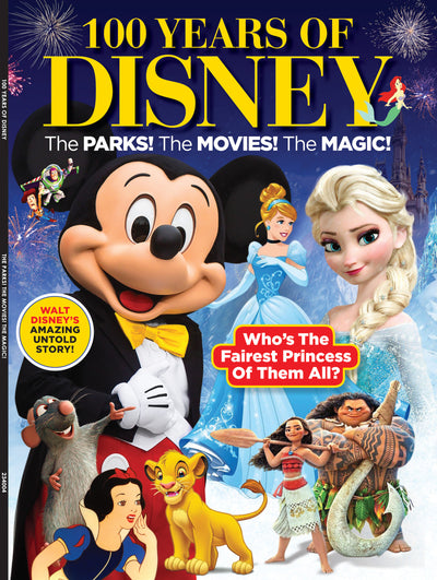 100 Years Of Disney - The Parks, The Movies, The Magic: Walt Disney, Snow White, Frozen, Cinderella, Moana, Mickey Mouse, Little Mermaid, Toy Story, Lion King, Ratatouille, Princess & Untold Stories! - Magazine Shop US