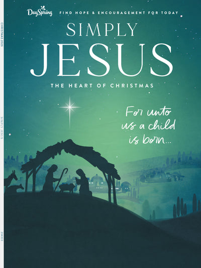 DaySpring - Simply Jesus: Christmas, Birth, Immanuel, Holy Spirit, Bethlehem, Wise Men, Angel's Message, Joseph & Mary, Heart's Manger, Star's Guidance, Divine Gifts, God's Prophecy & Herod's Fury! - Magazine Shop US